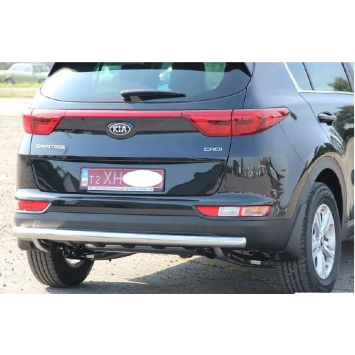 Защита заднего бампера Kia Sportage 2016